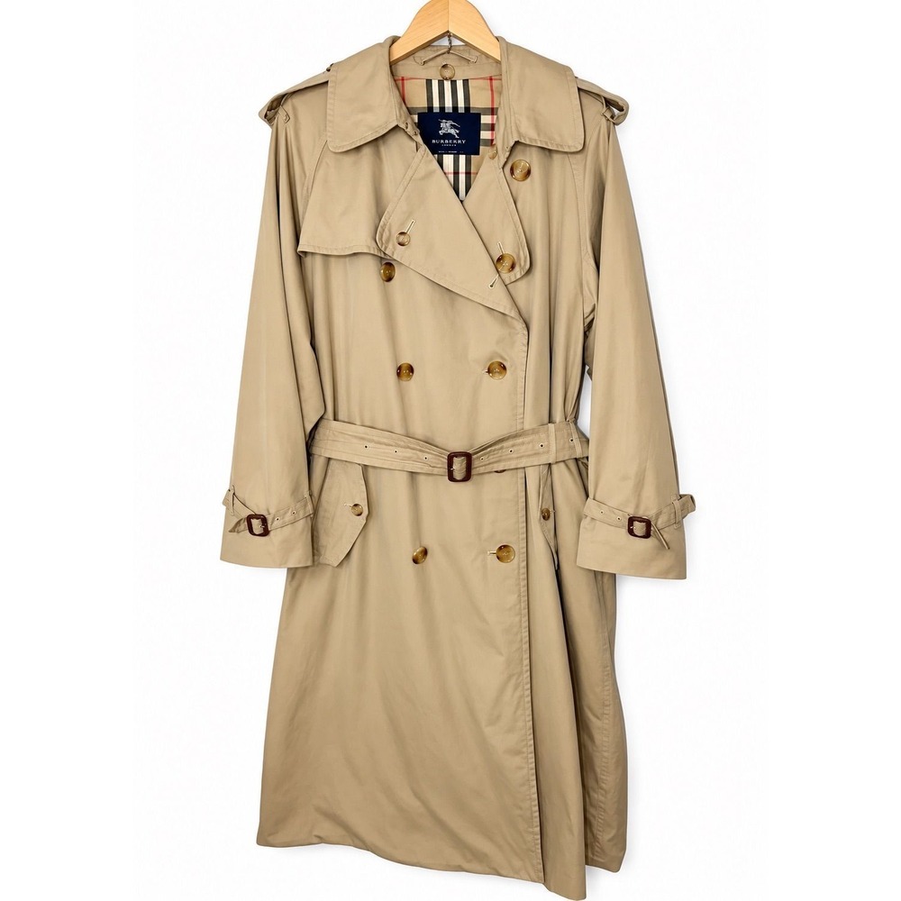 Burberry London Trench Coat Made in England 52 Long
